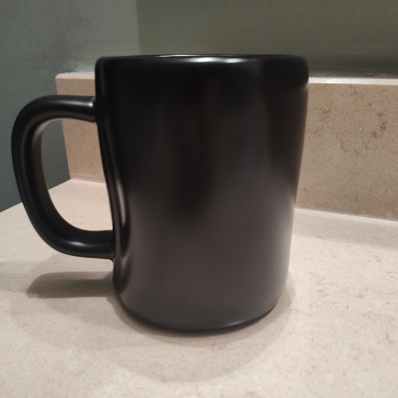 EUC Rae Dunn DAD Black Matte Artisan Collection Coffee Mug by Magenta - Picture 3 of 6